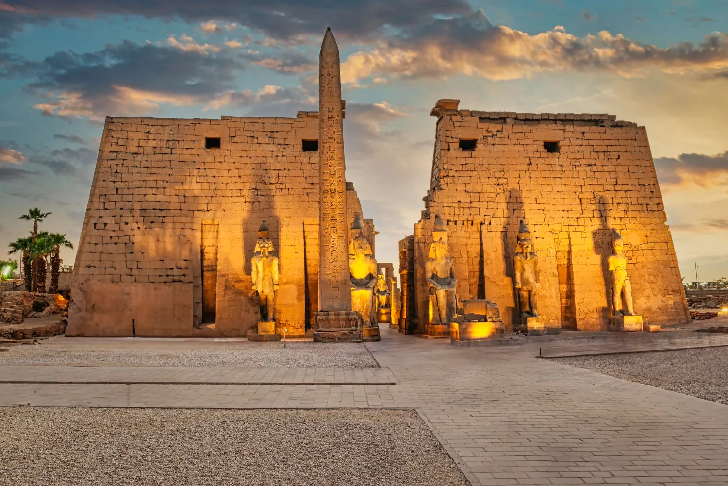 Luxor temple, in nile cruis Luxor to Aswan