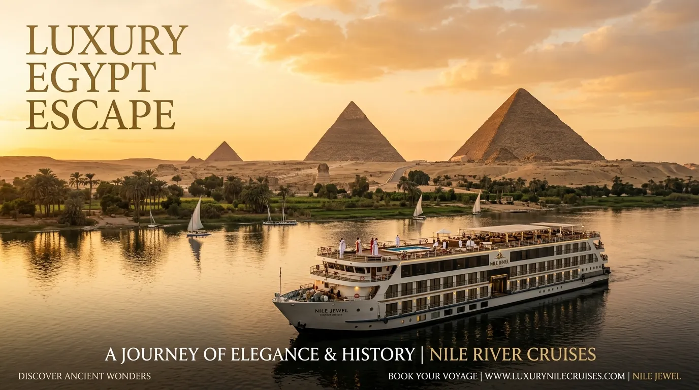 5-Day Nile Cruise From the UK: Luxury Egypt Escape (Book Your Dates)